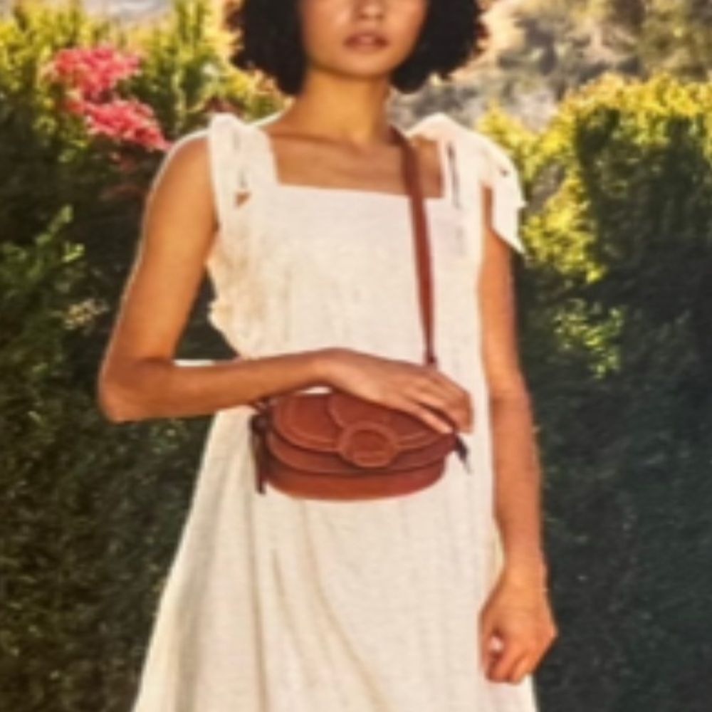 Rachel Zoe Edessi Vegan Leather Belt Bag + Crossbody | Camel Colored Travel Bag - Picture 6 of 7
